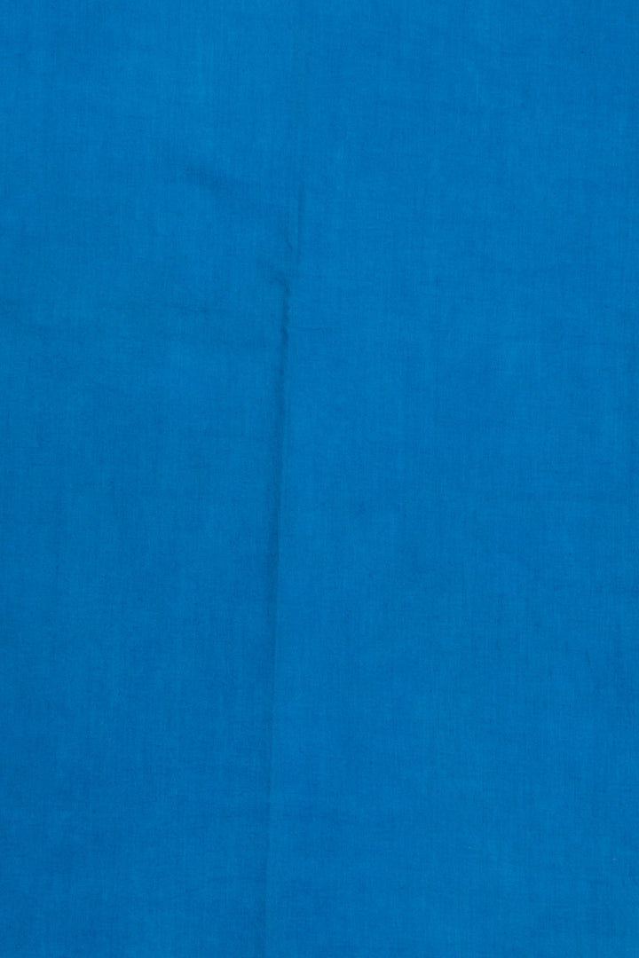 Blue  Bandhani Cotton 3-Piece Salwar Suit Material 