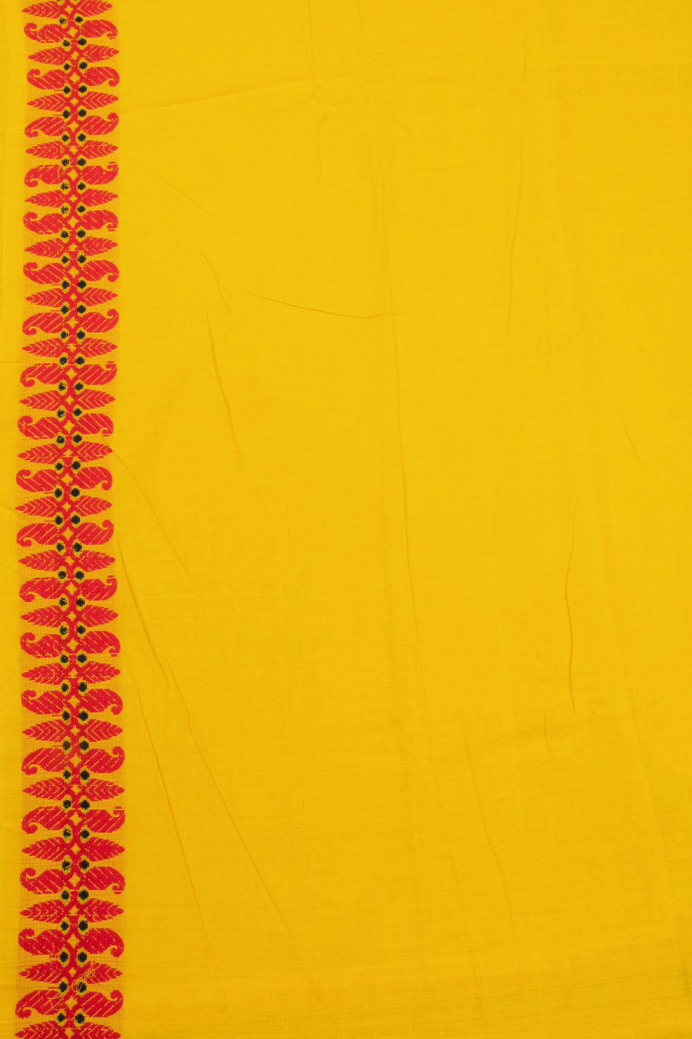 Yellow Handloom Assam Cotton Saree 10070986