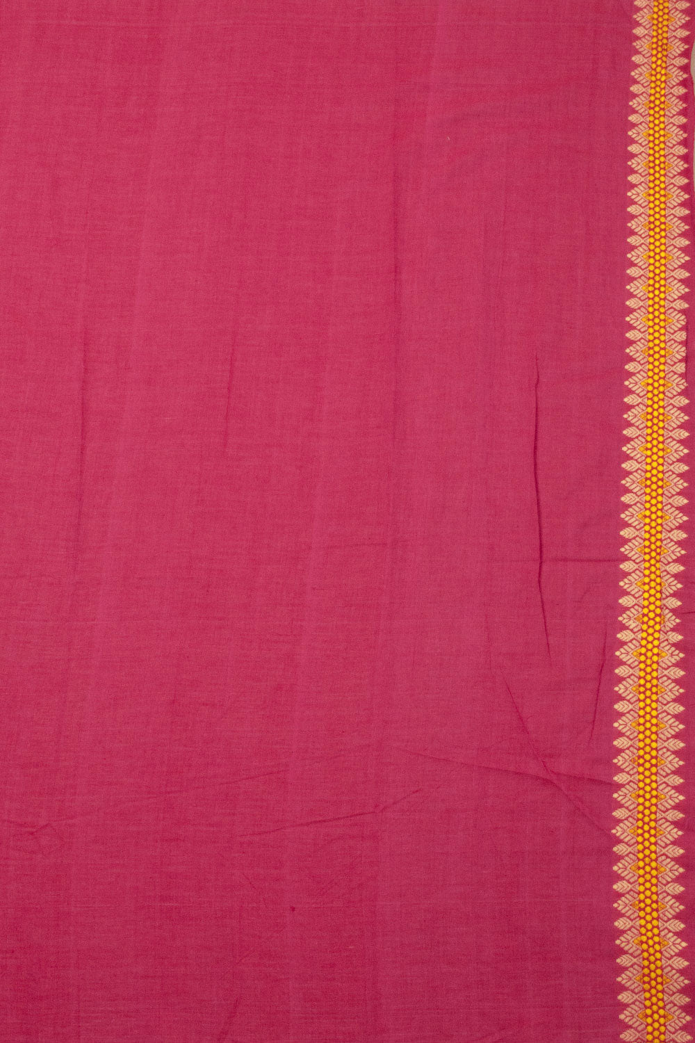 Pink Handloom Assam Cotton Saree - Avishya