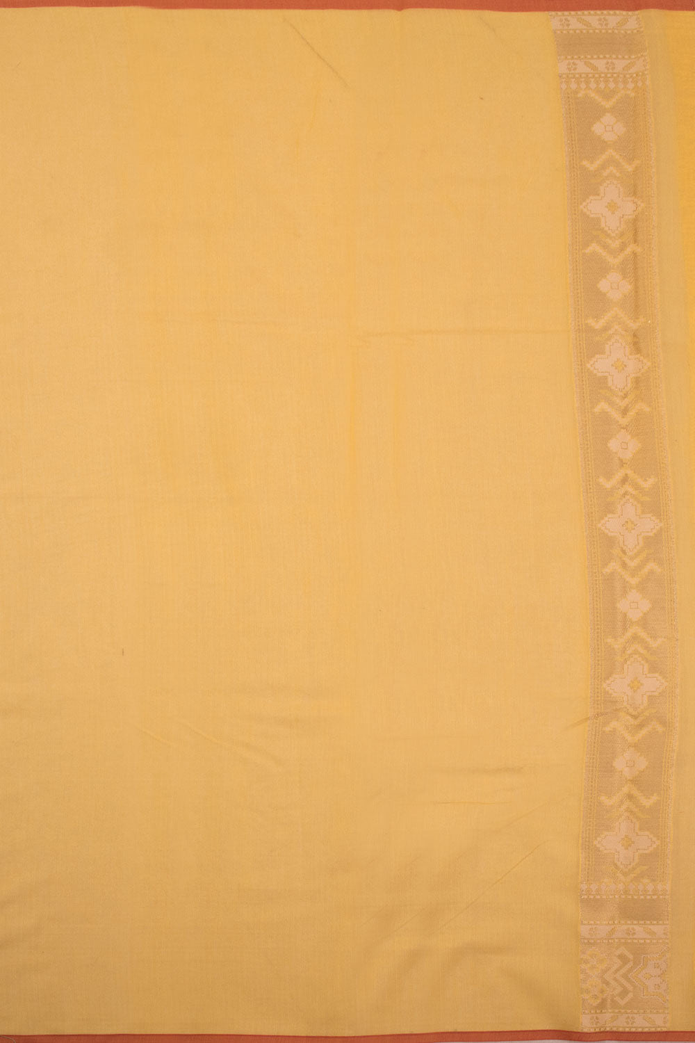 Yellow Handloom Banarasi Silk Cotton Saree 10070510