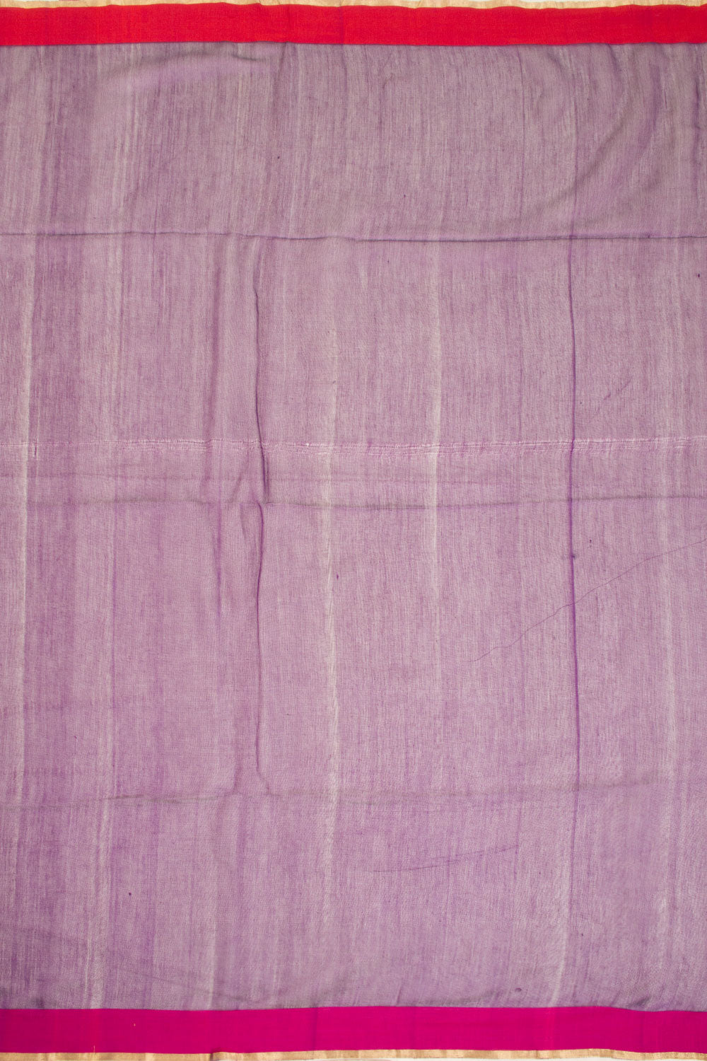 Violet Silk Cotton Saree With Tissue Pallu 