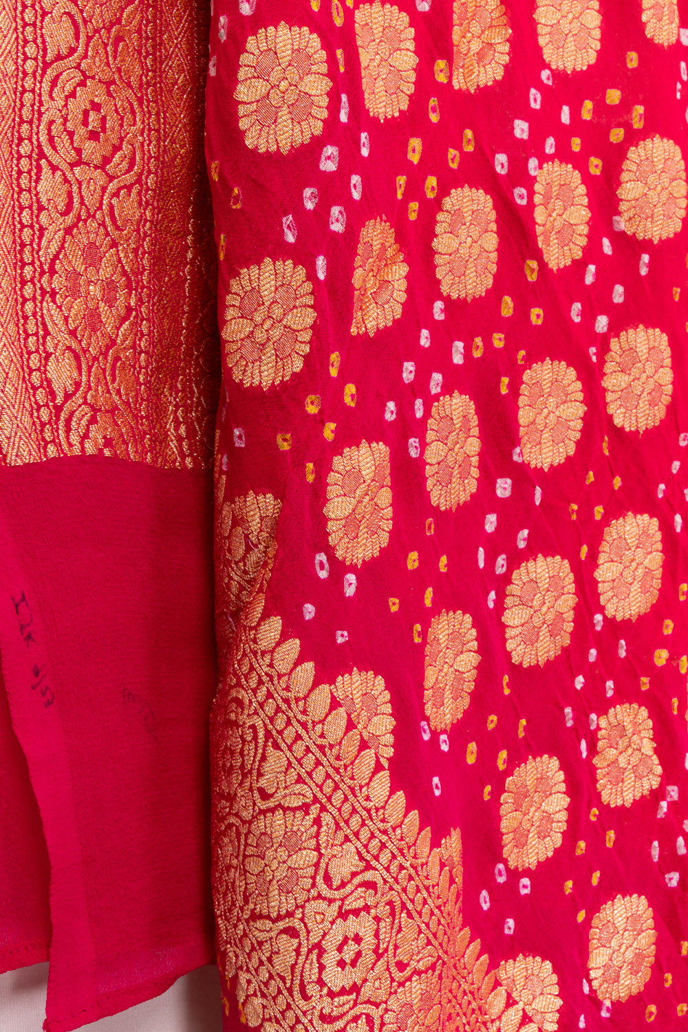 Pink Banarasi Georgette Dupatta 10073116