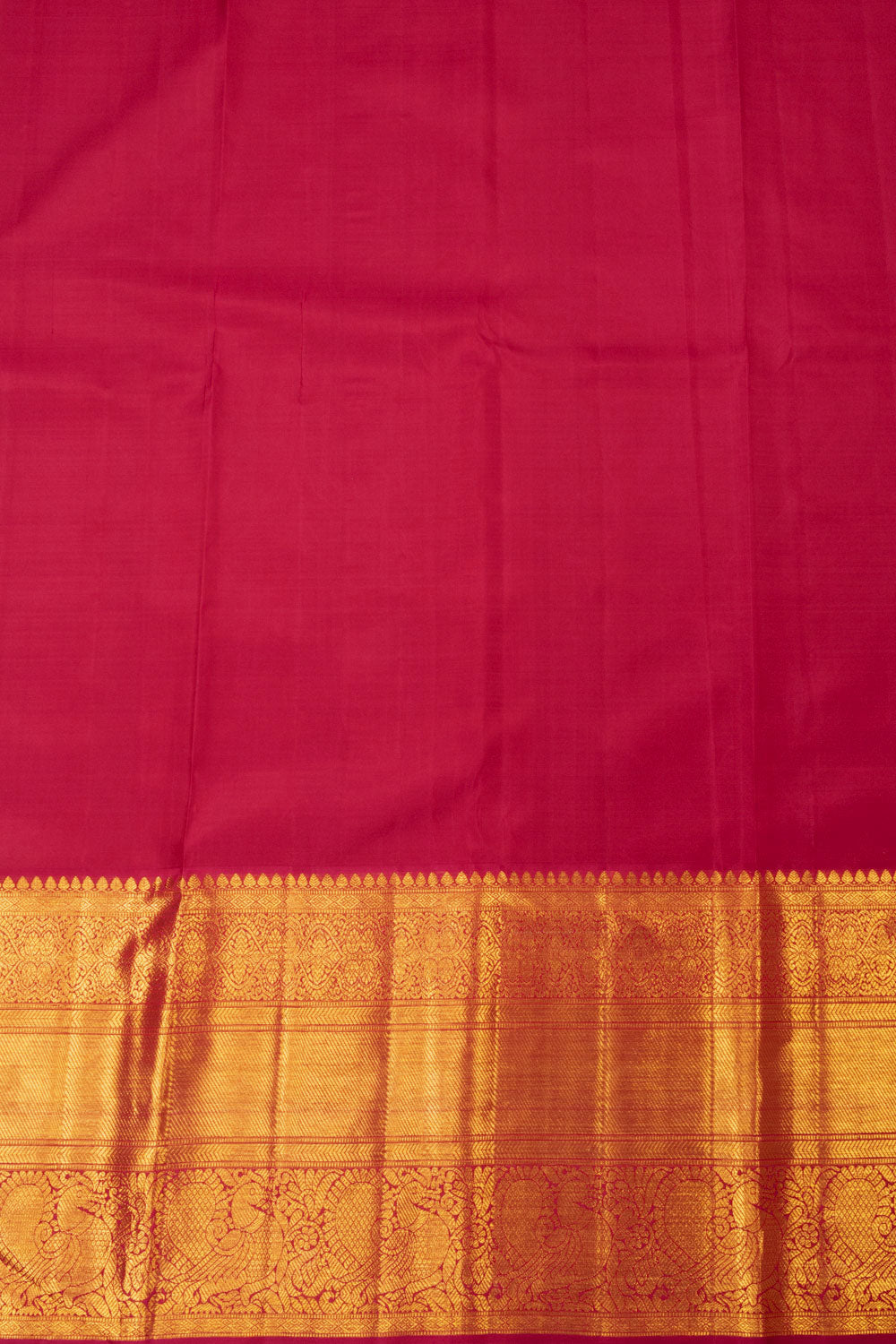 Cream Bridal Handloom Kanjivaram Silk Saree - Avishya