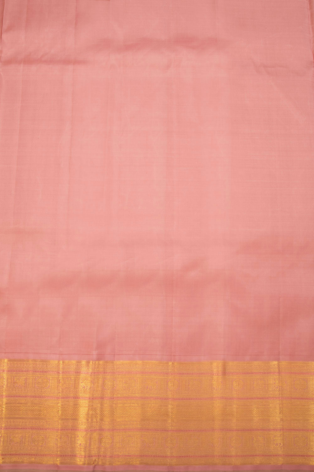 Orange Bridal Korvai Kanjivaram Silk Saree