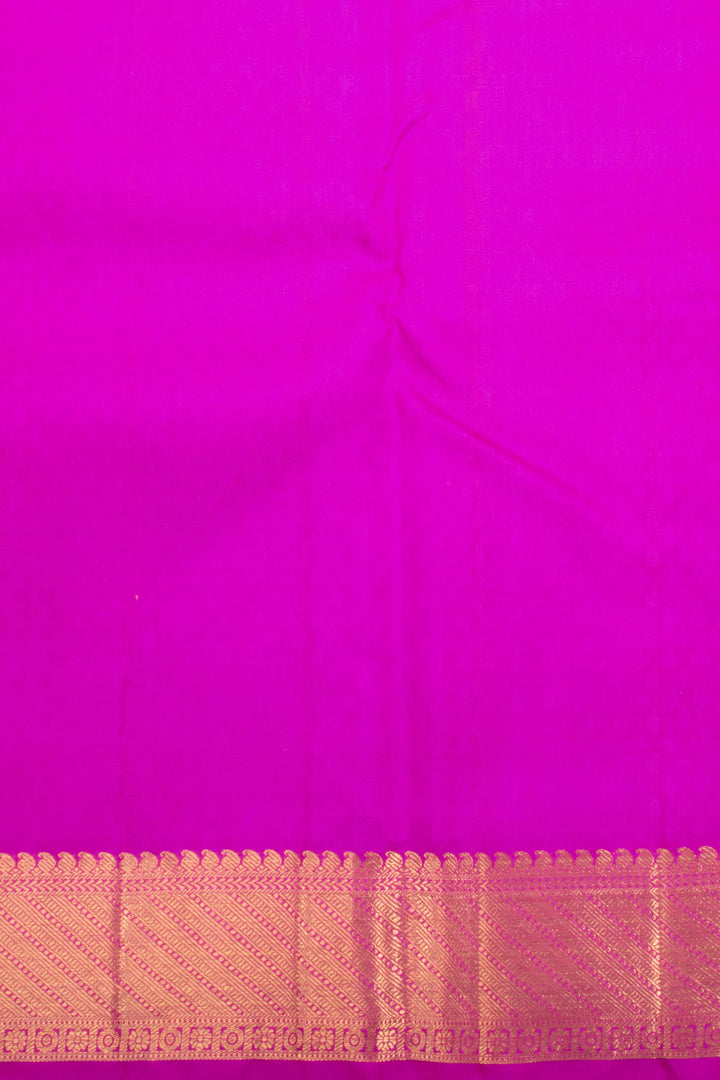 Purple Handloom Kanjivaram Silk Saree