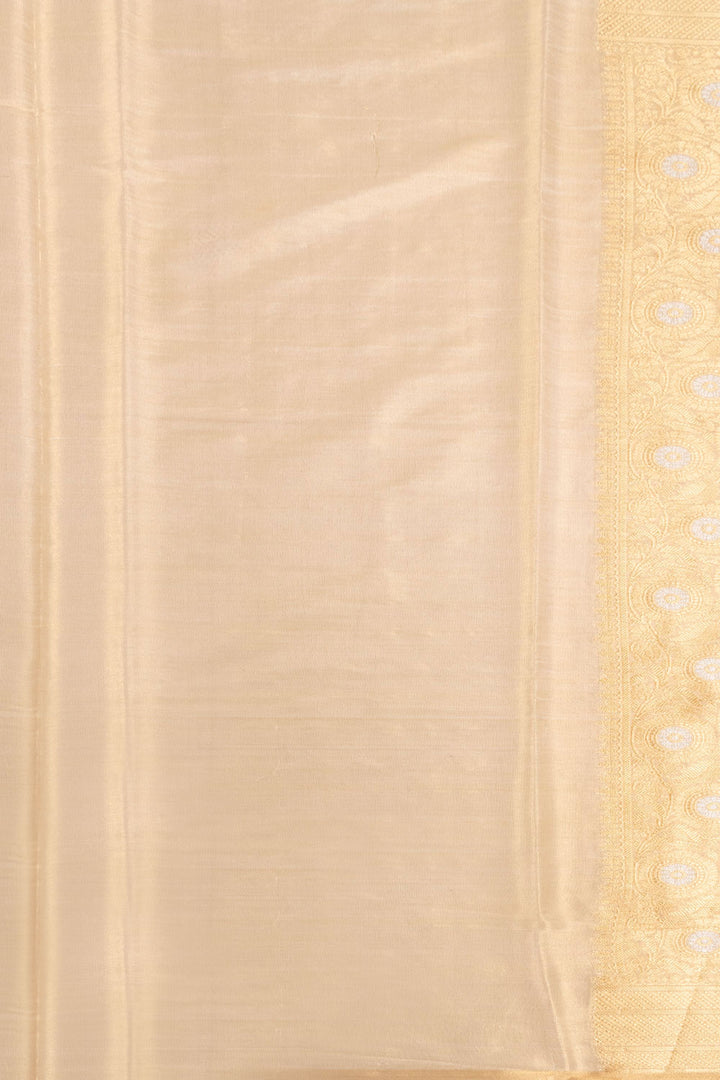 Gold Banarasi Tissue Silk Saree 10072281