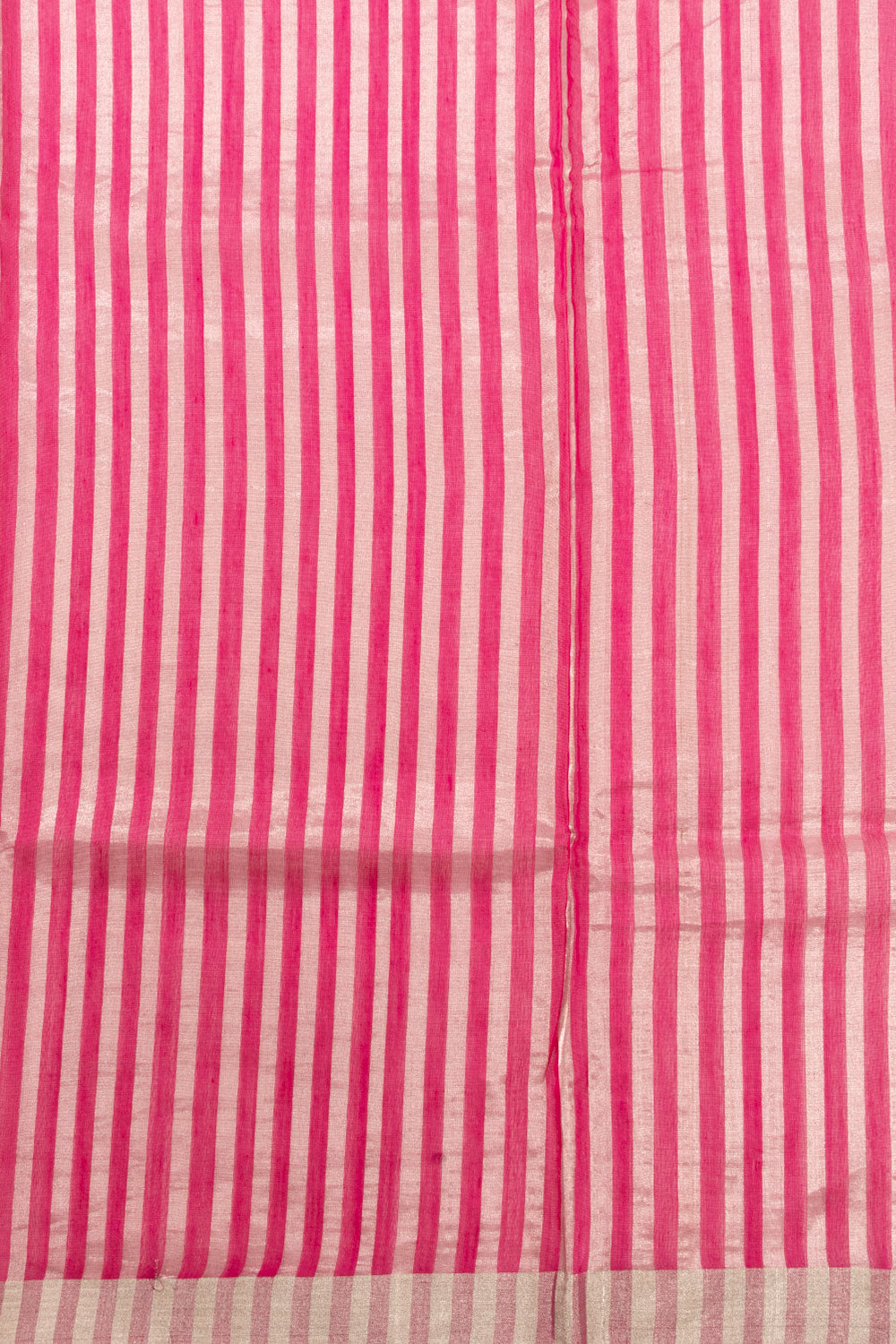 Pink Handloom Chanderi Silk Cotton Saree