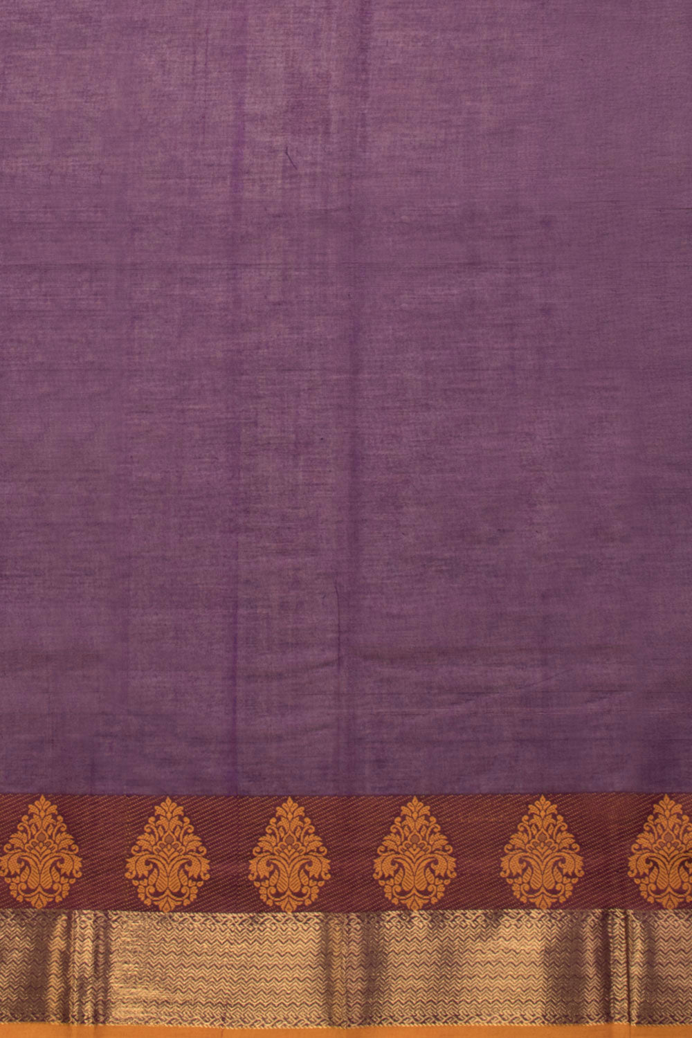 Purple Handloom Chettinad Cotton Saree 10070016