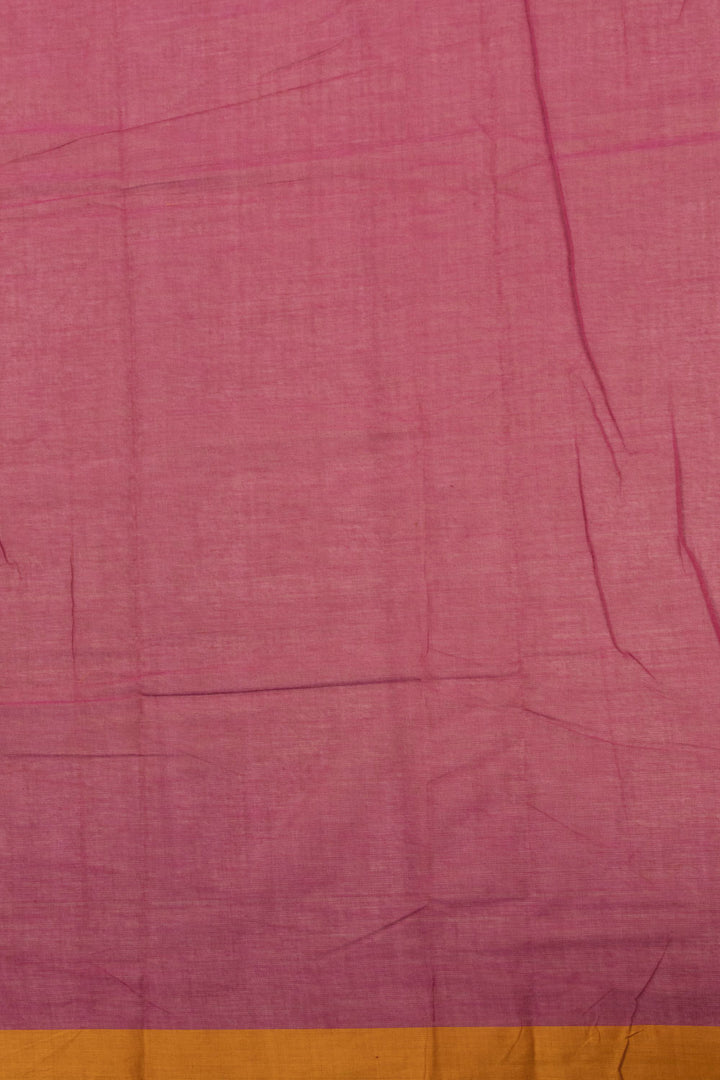 Pink Handloom Chettinad Cotton Saree 10072567