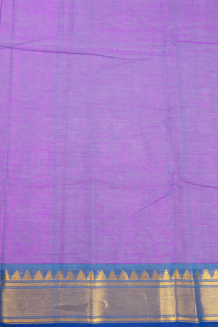 Violet Handloom Chettinad Cotton Saree 10072607