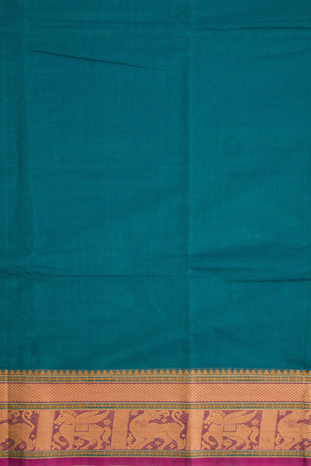 Green Handloom Chettinad Cotton Saree 10072678