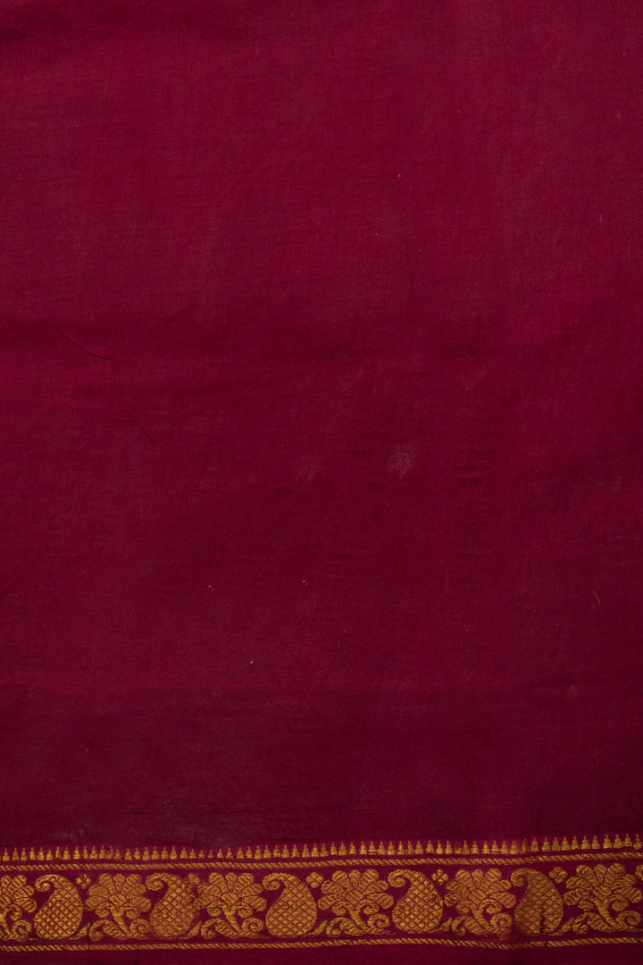 Tomato Red Handcrafted Sungudi Cotton Saree