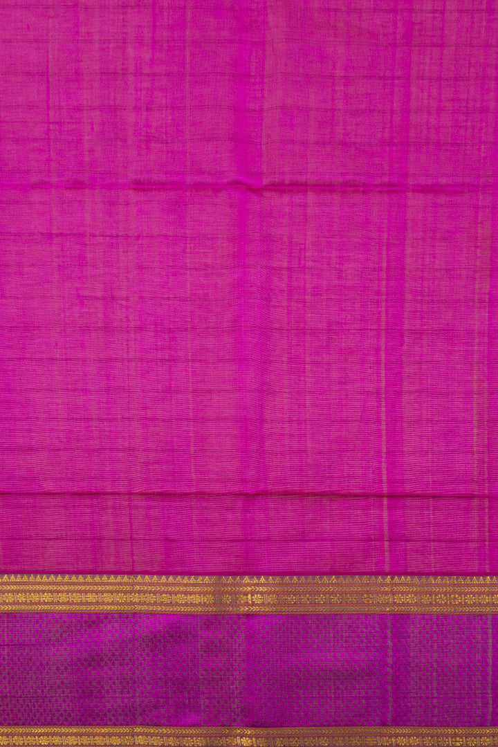 Magenta Handloom Kanchi Silk Cotton Saree 10073561