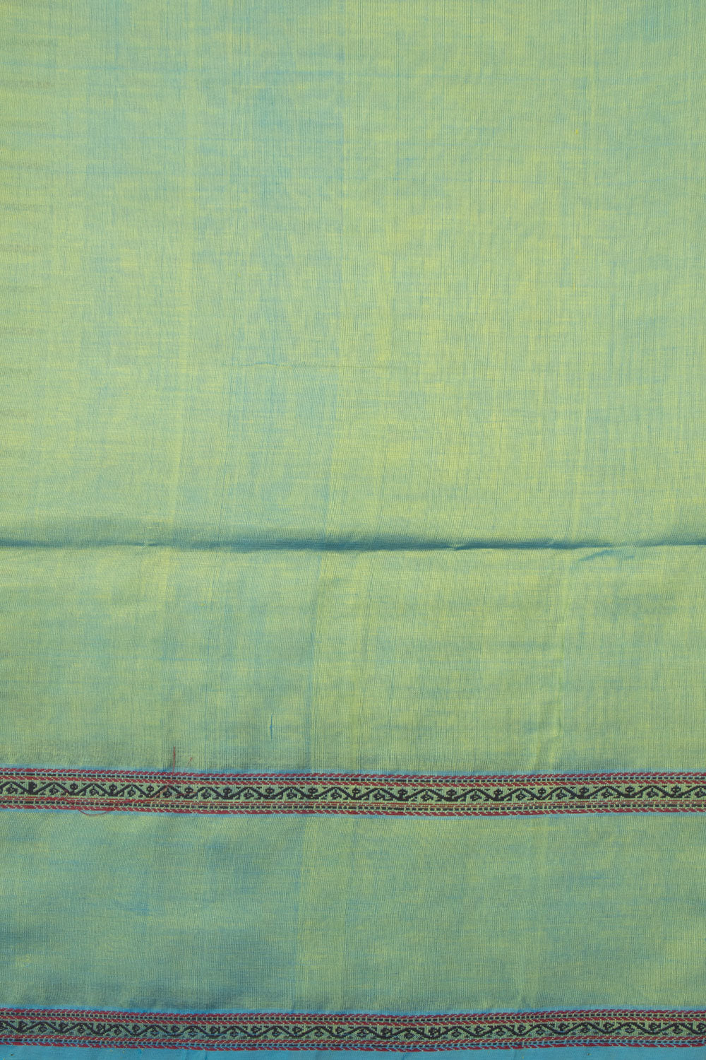 Green Handloom Kanchi Silk Cotton Saree 10073564