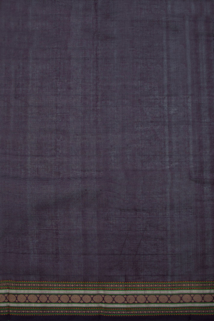 Purple Handwoven Kanchi Cotton Saree 10069239