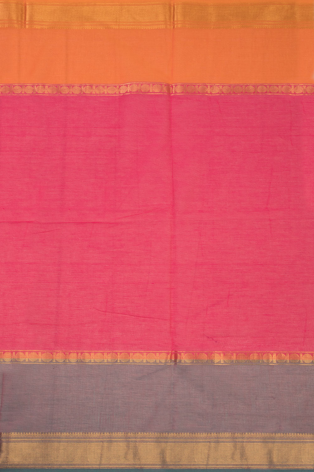 Pink Handloom Kanchi Cotton Saree