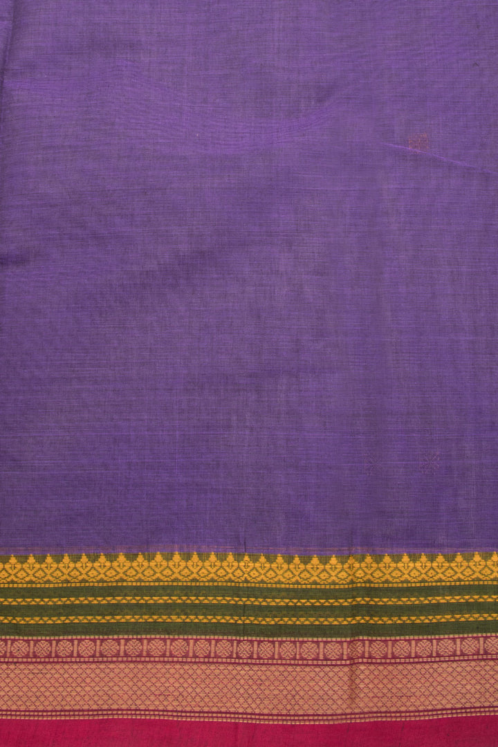 Violet Handloom Kanchi Cotton Saree