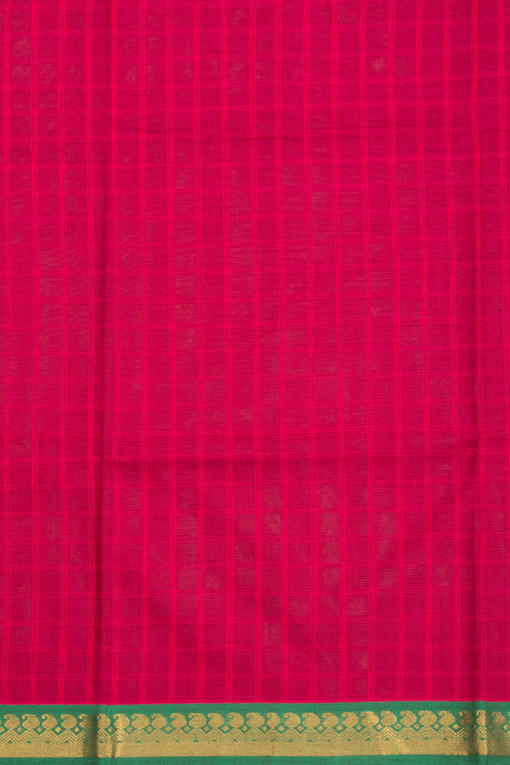 Pink Handloom Kanchi Cotton Saree