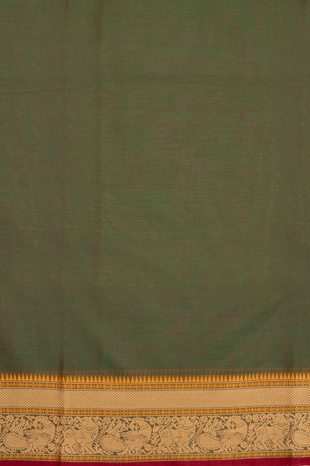 Green Handloom Kanchi Cotton Saree