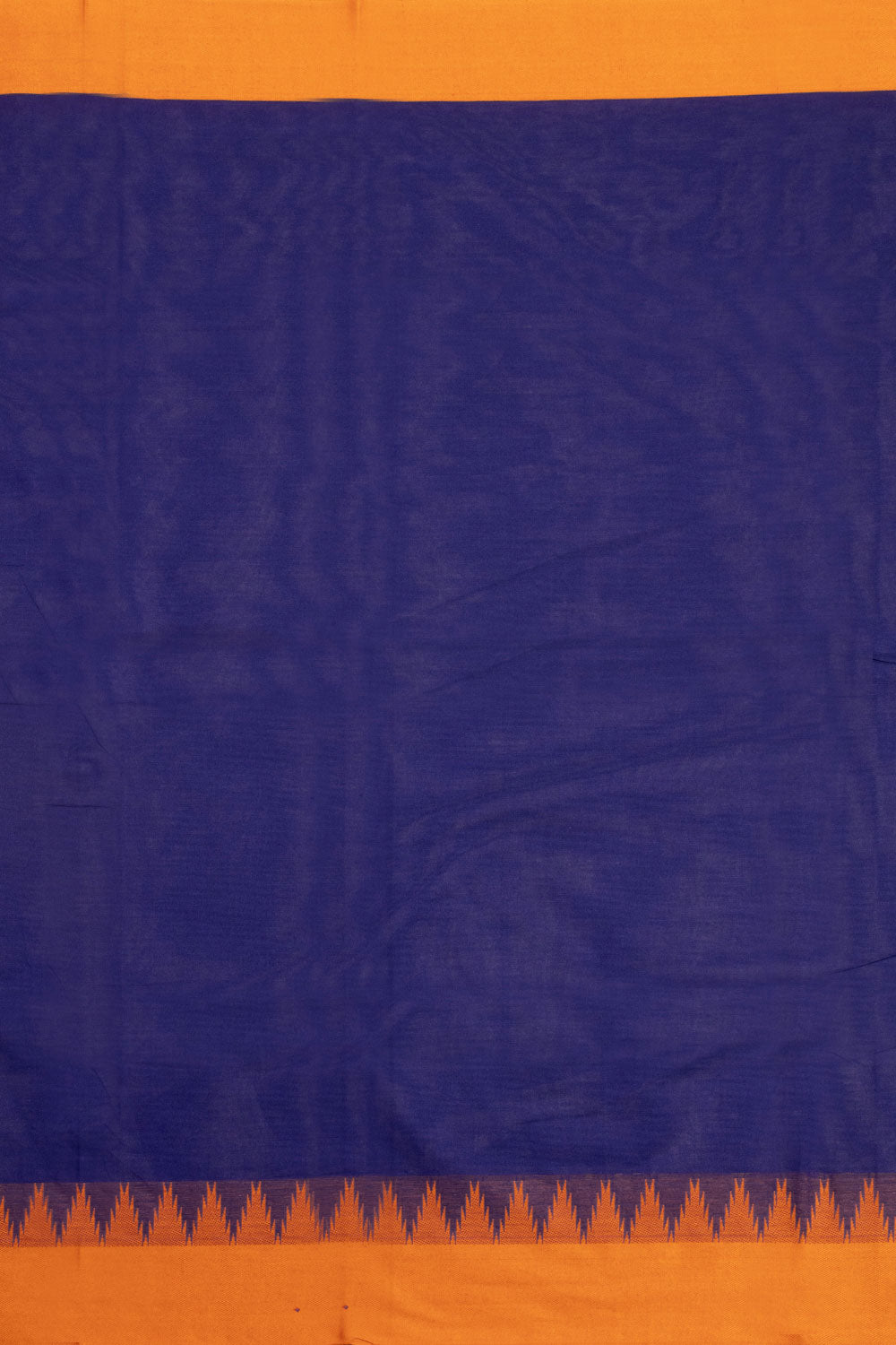 Blue Handloom Kanchi Cotton Saree 