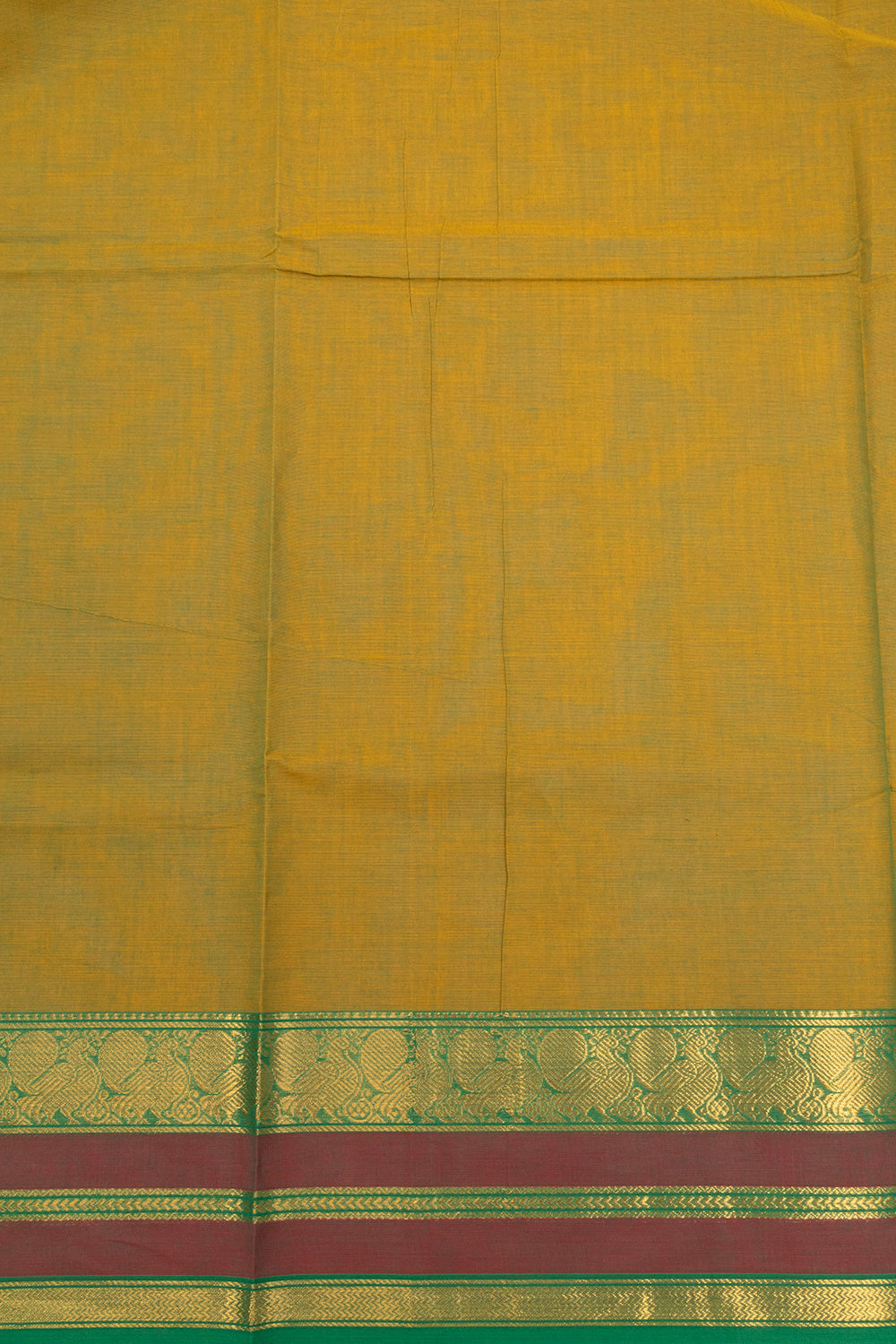 Green Handloom Kanchi Cotton Saree