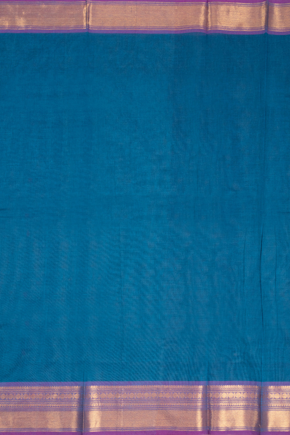 Blue Handloom Kanchi Cotton Saree