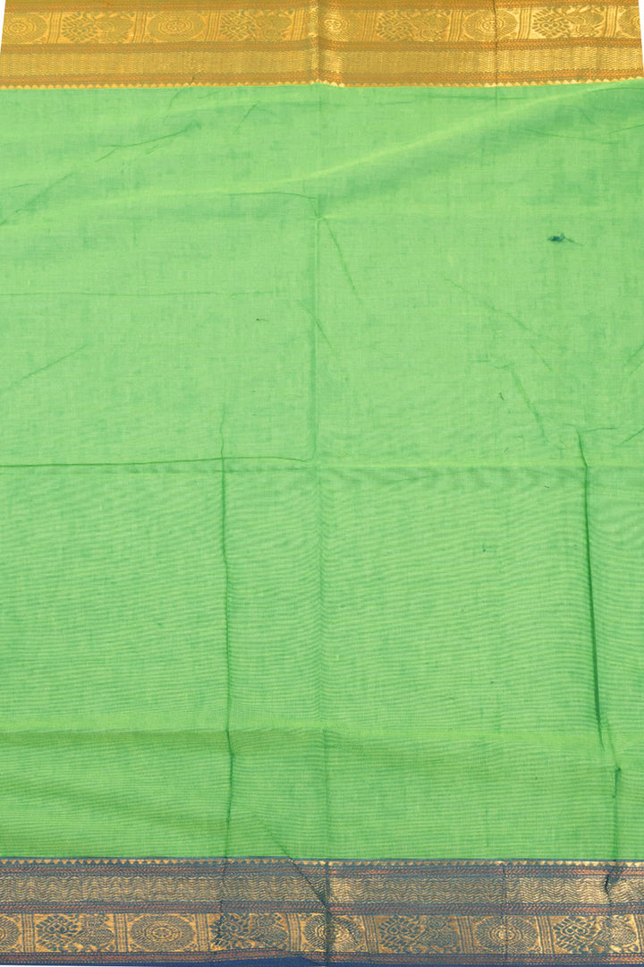 Green Handloom Kanchi Cotton Saree 