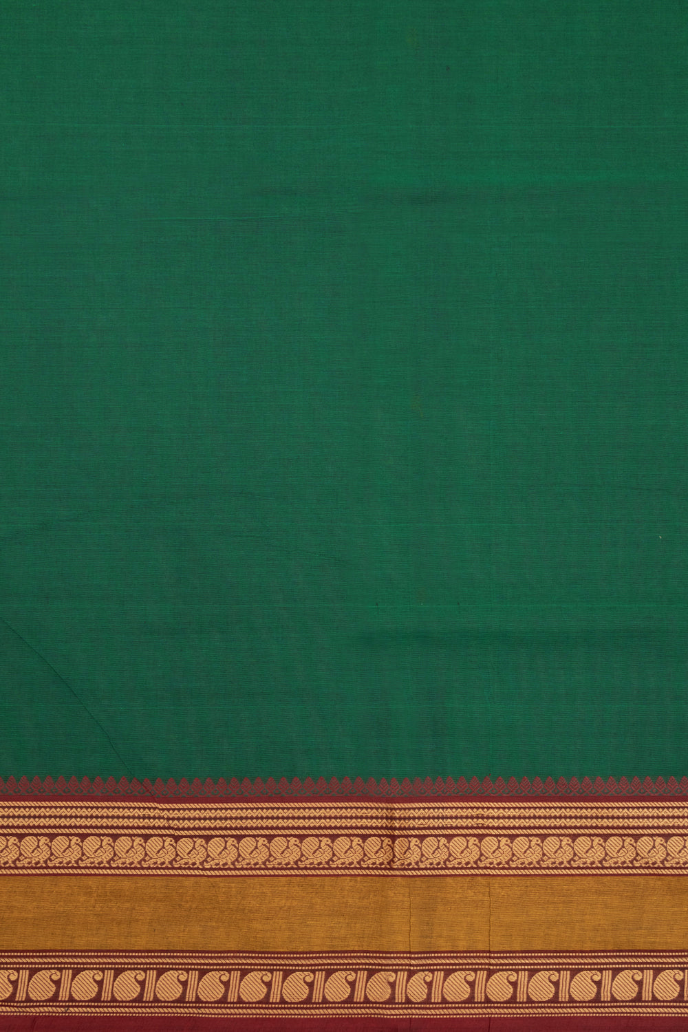 Green Handloom Kanchi Cotton Saree