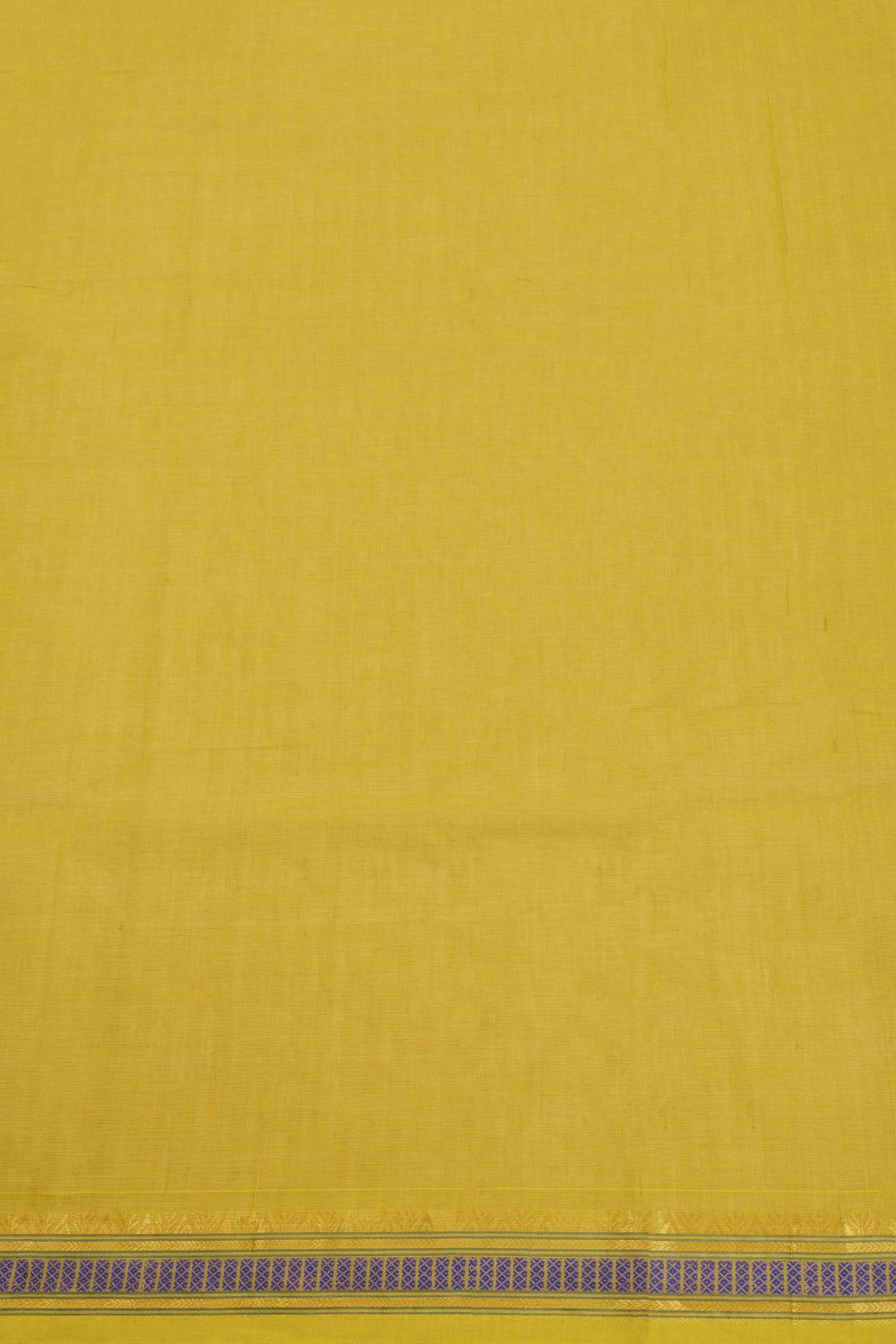 Yellow Handloom Kanchi Cotton Saree