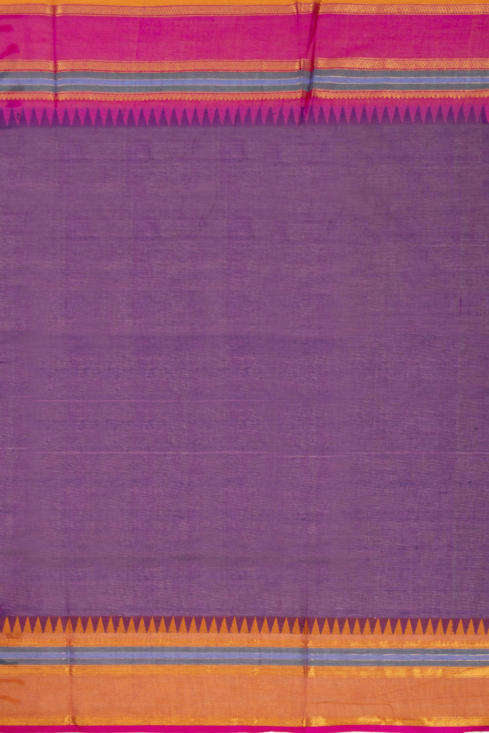 Purple Handloom Kanchi Cotton Saree