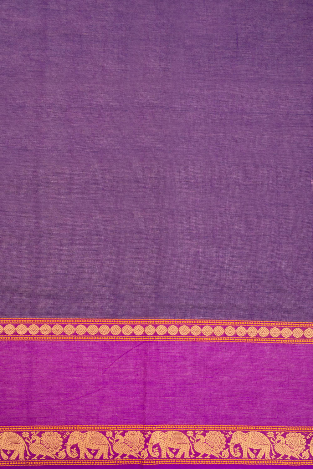 Purple Handloom Kanchi Cotton Saree