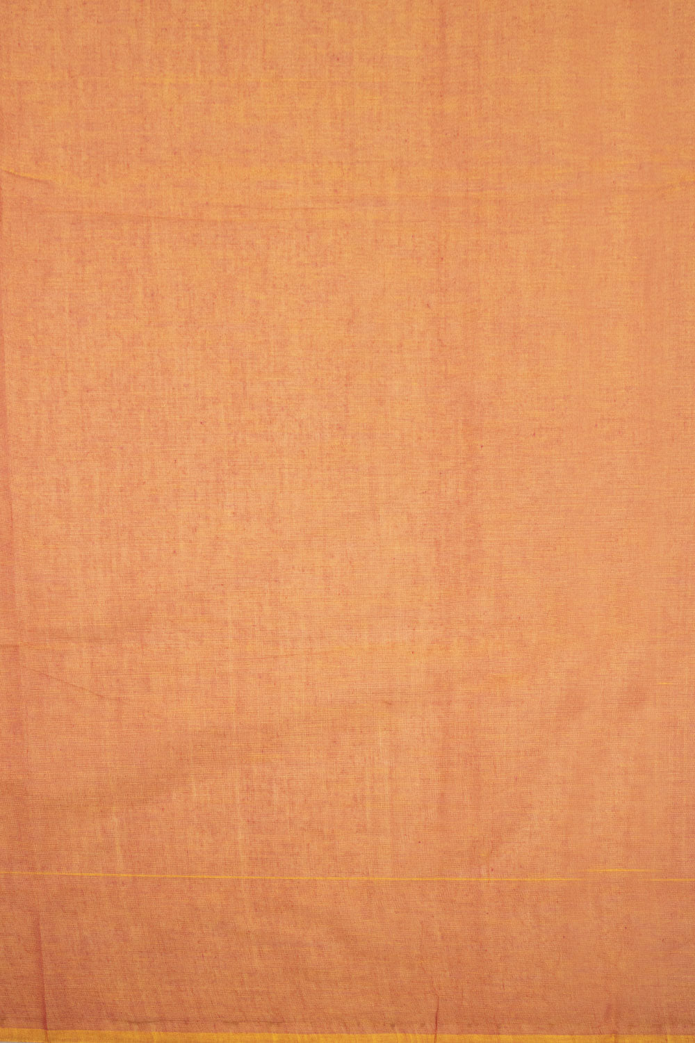 Orange Handloom Kanchi Cotton Saree