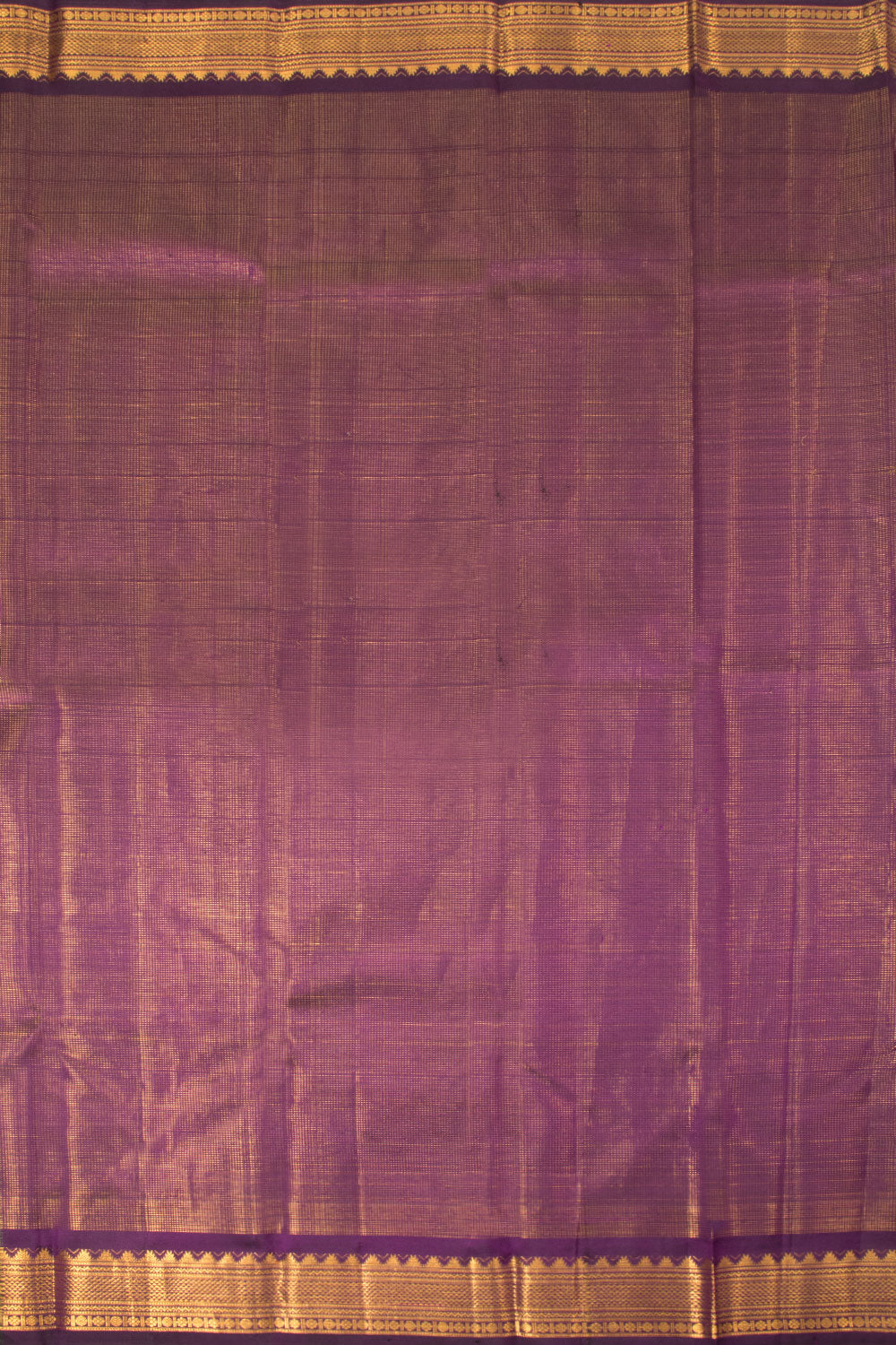 Purple Handloom Kanjivaram Silk Saree - Avishya