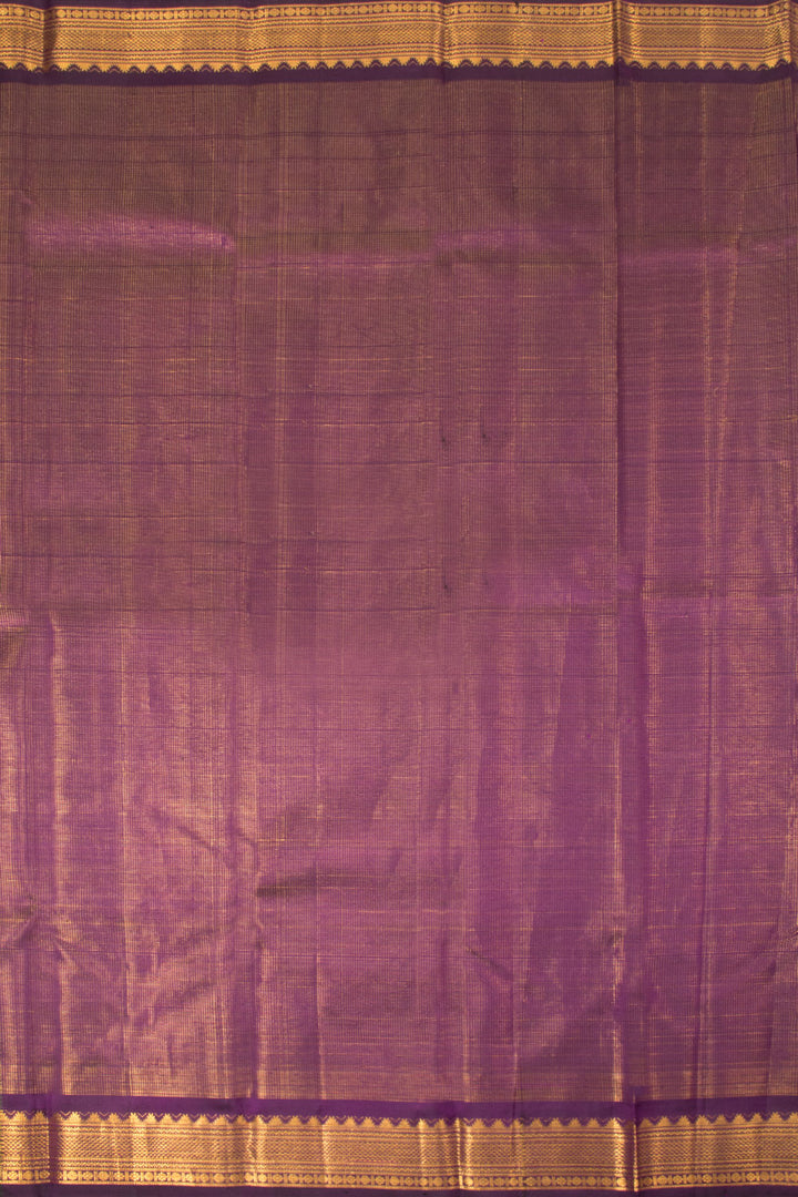 Purple Handloom Kanjivaram Silk Saree - Avishya