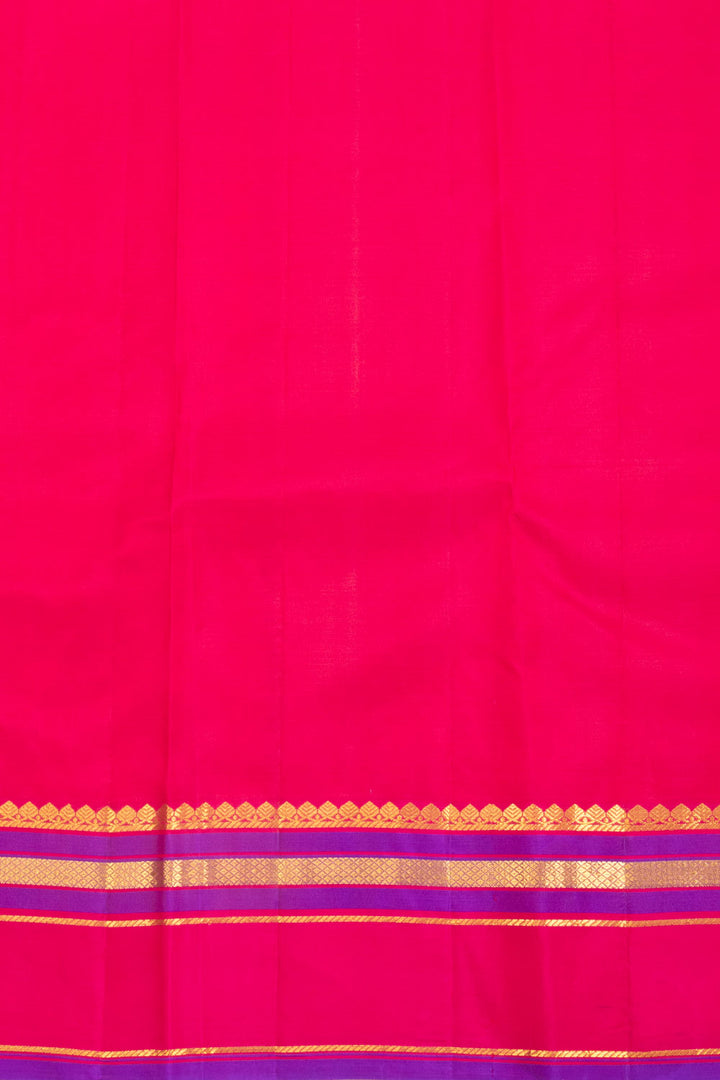 Blue Handloom Kanjivaram Pure Silk Saree