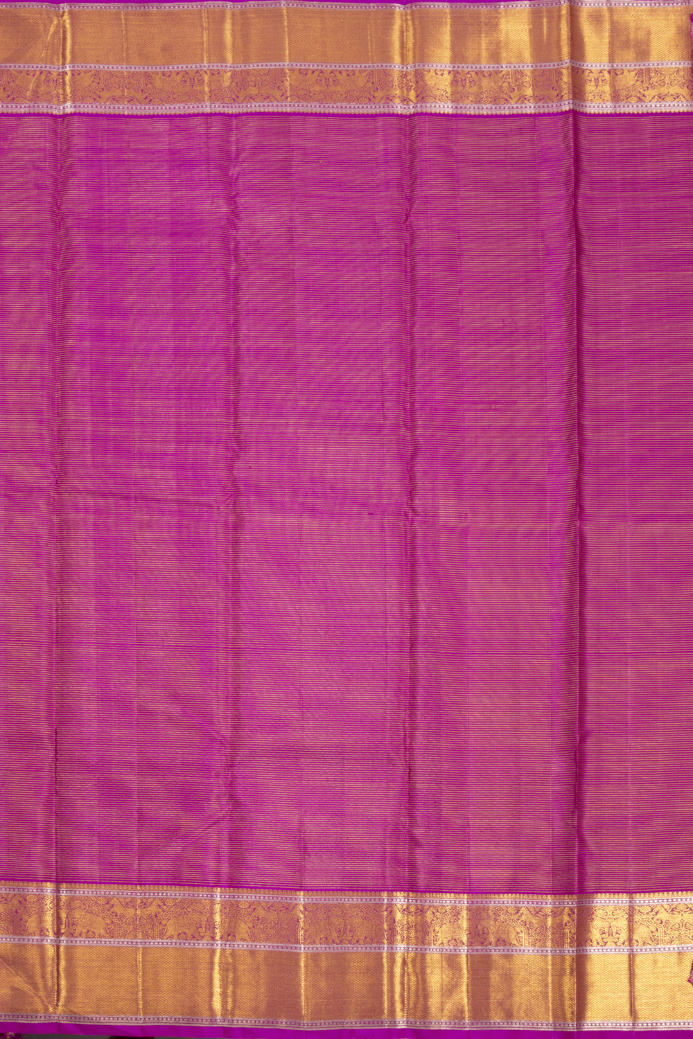 Purple Bridal Kanjivaram Pure Zari Silk Saree 10072862