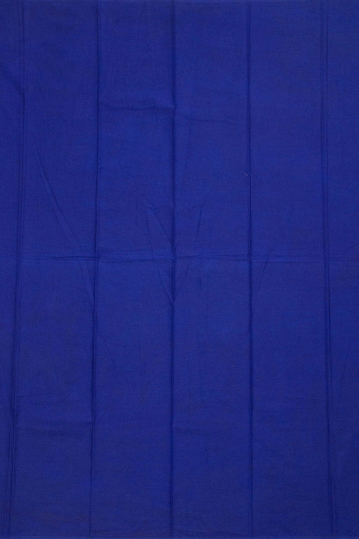 Royal Blue Handcrafted Bandhani Mulmul Cotton Saree 10062531