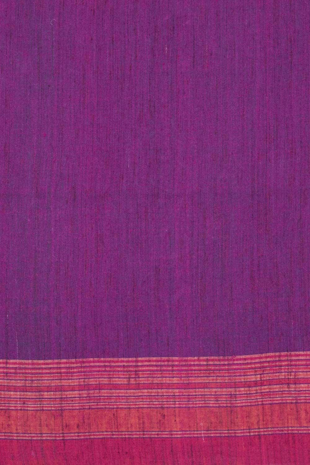 Warm Purple Handloom Bhujodi Kala Cotton Saree 10062882