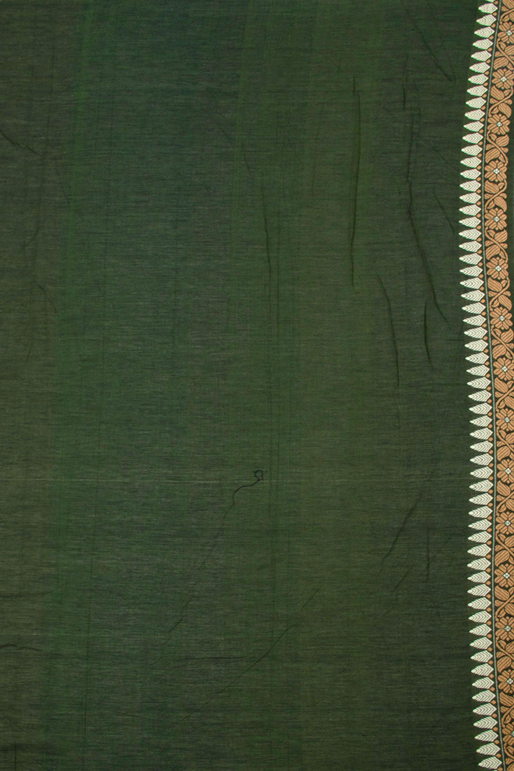 Seaweed Green Handloom Assam Cotton Saree 10062512