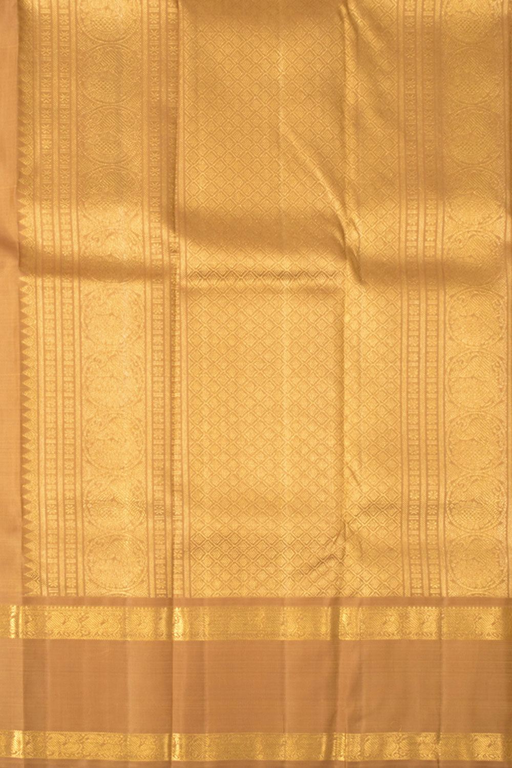 Dijon Brown Bridal Kanjivaram Pure Zari Silk Saree 10073967