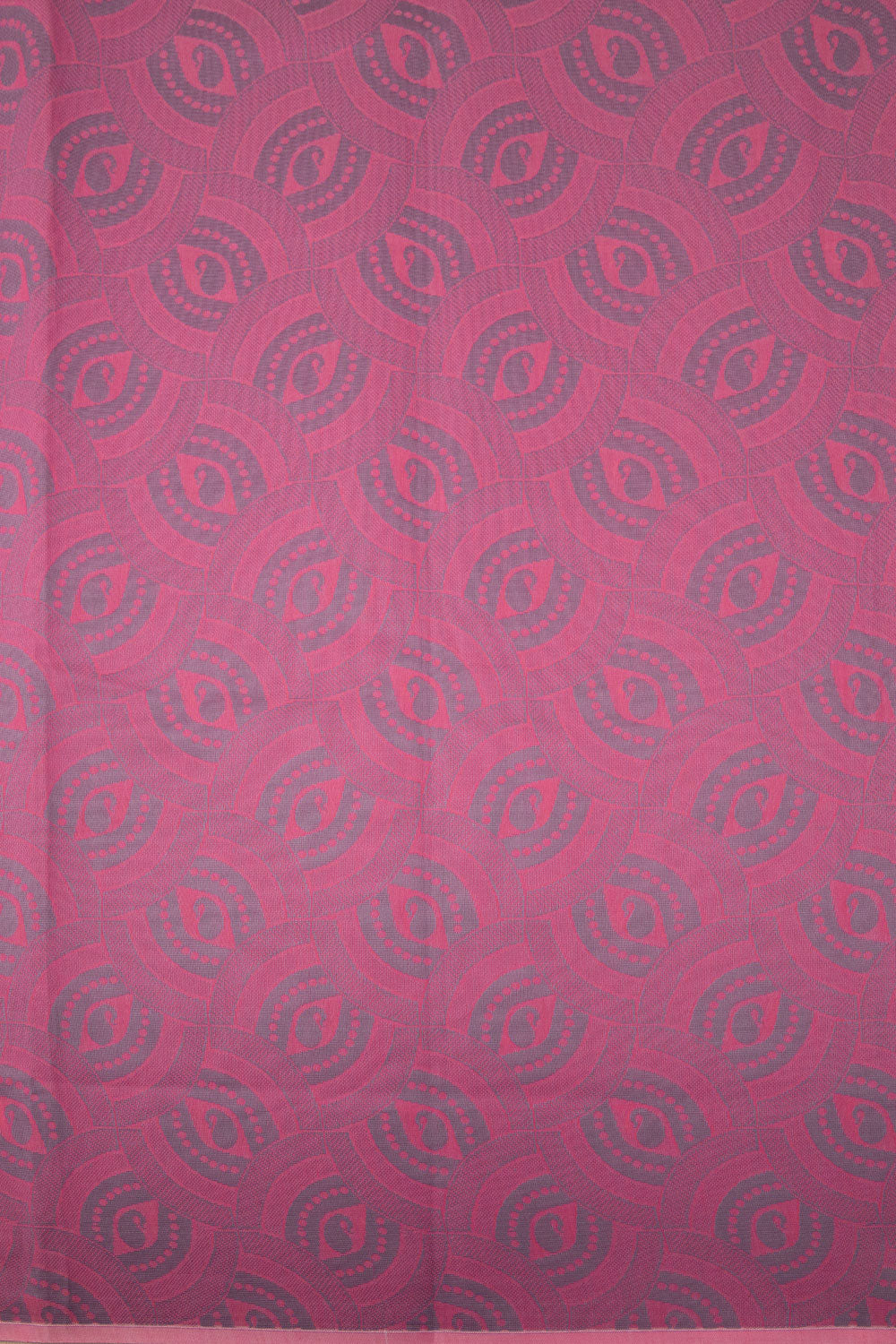 Watermelon Pink South Silk Cotton Saree 10073603