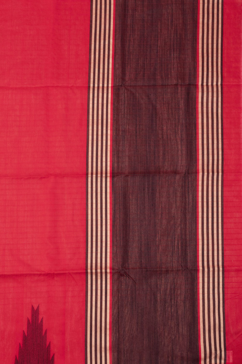 Red Handloom Kovai Silk Cotton Saree 10073768