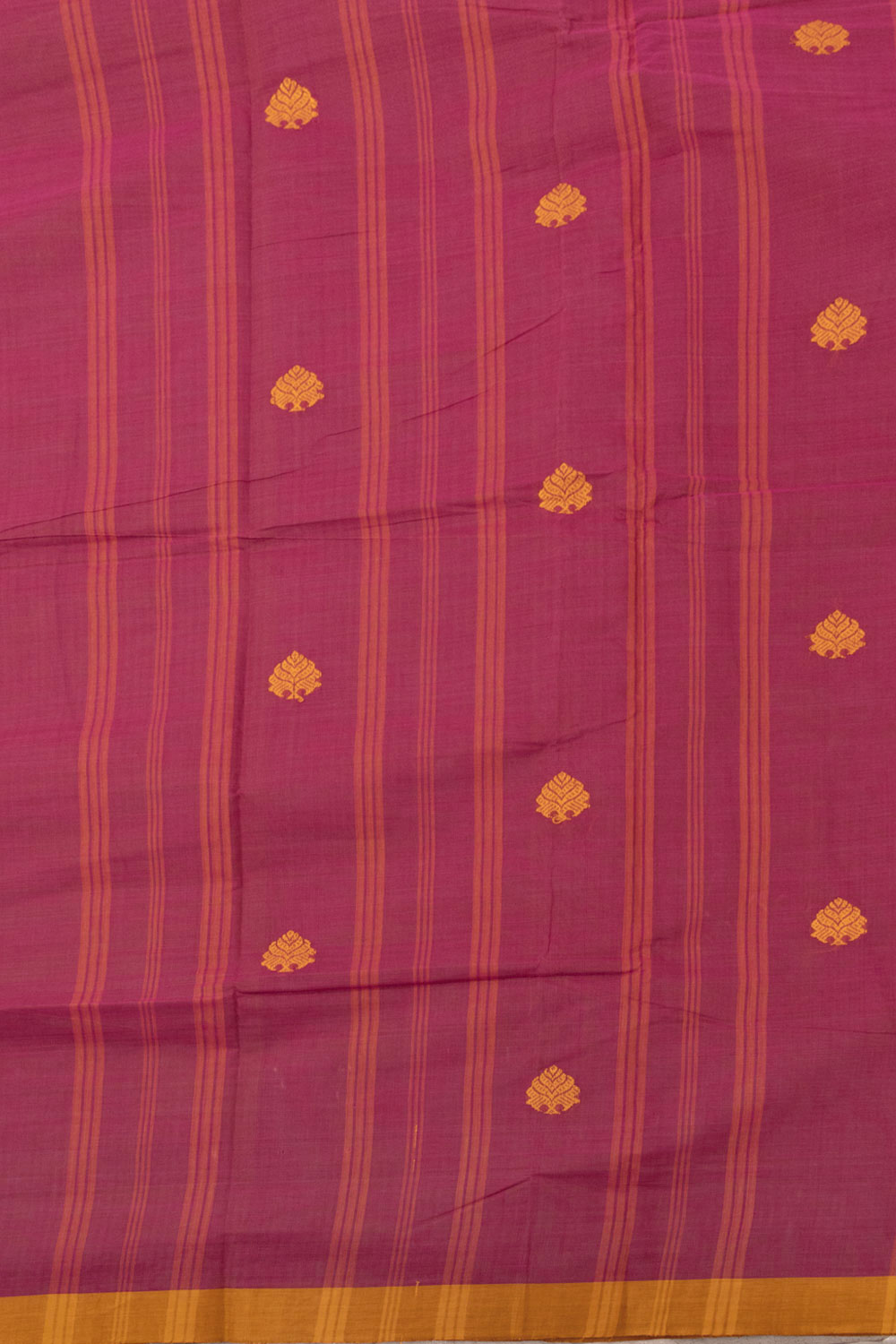 Pink Handloom Chettinad Cotton Saree 10072567