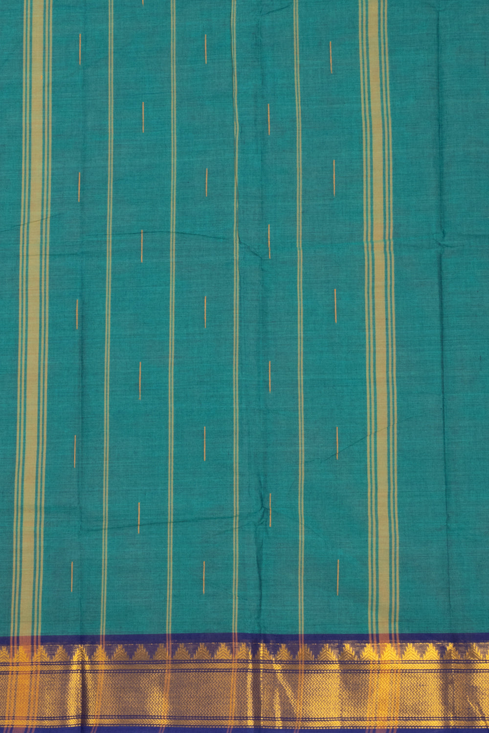 Green Handloom Chettinad Cotton Saree 10072601