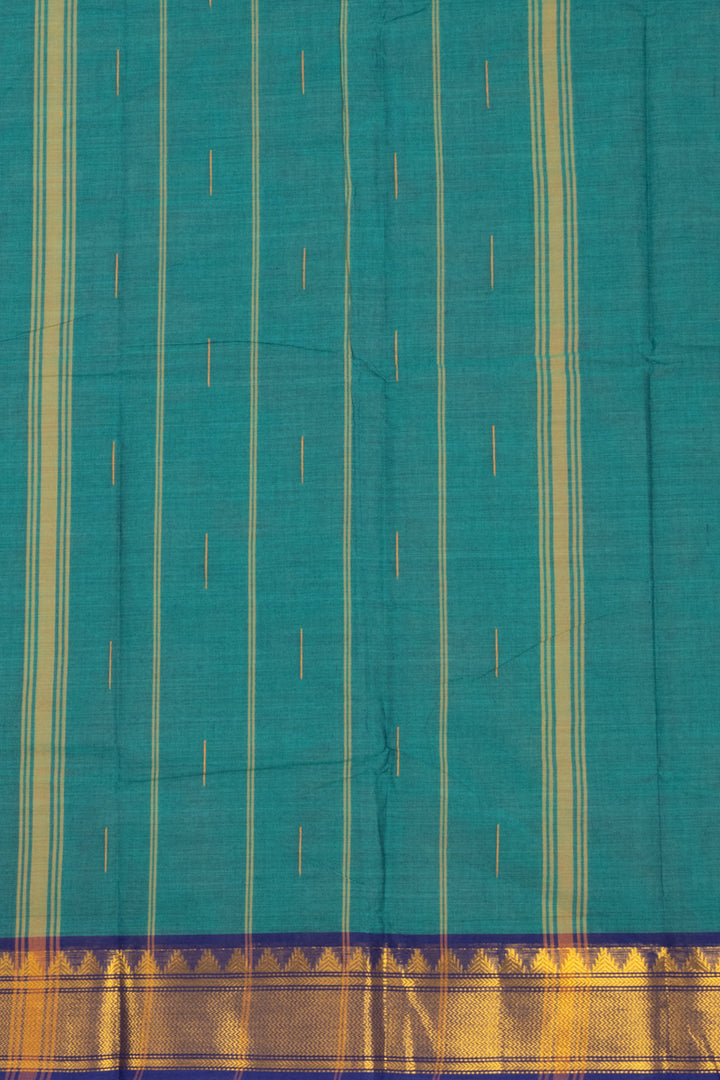 Green Handloom Chettinad Cotton Saree 10072601