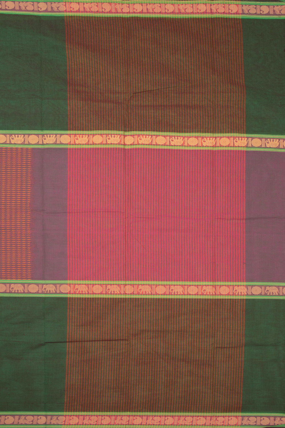 Green Handloom Chettinad Cotton Saree 10072615