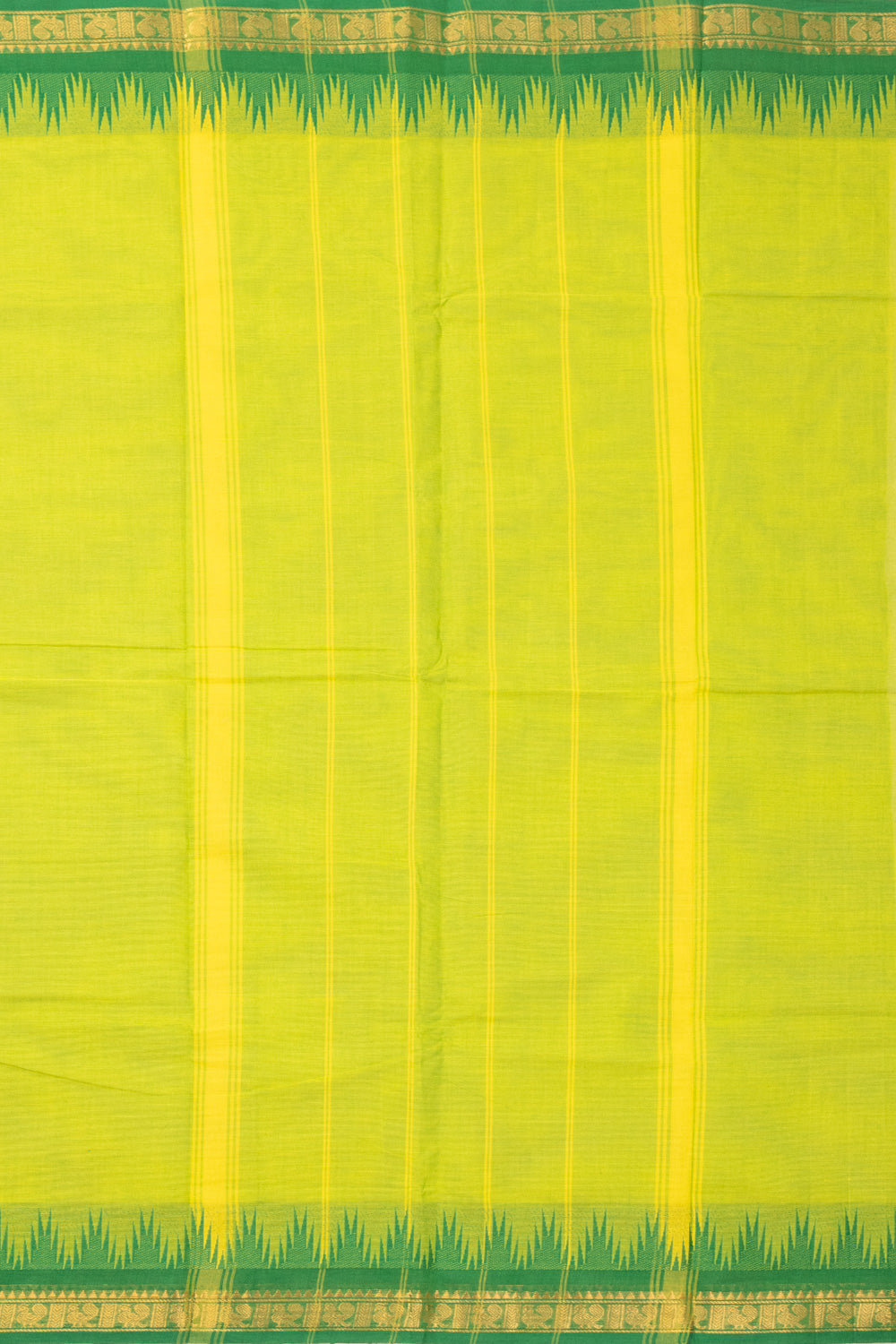 Green Handloom Chettinad Cotton Saree 10072710