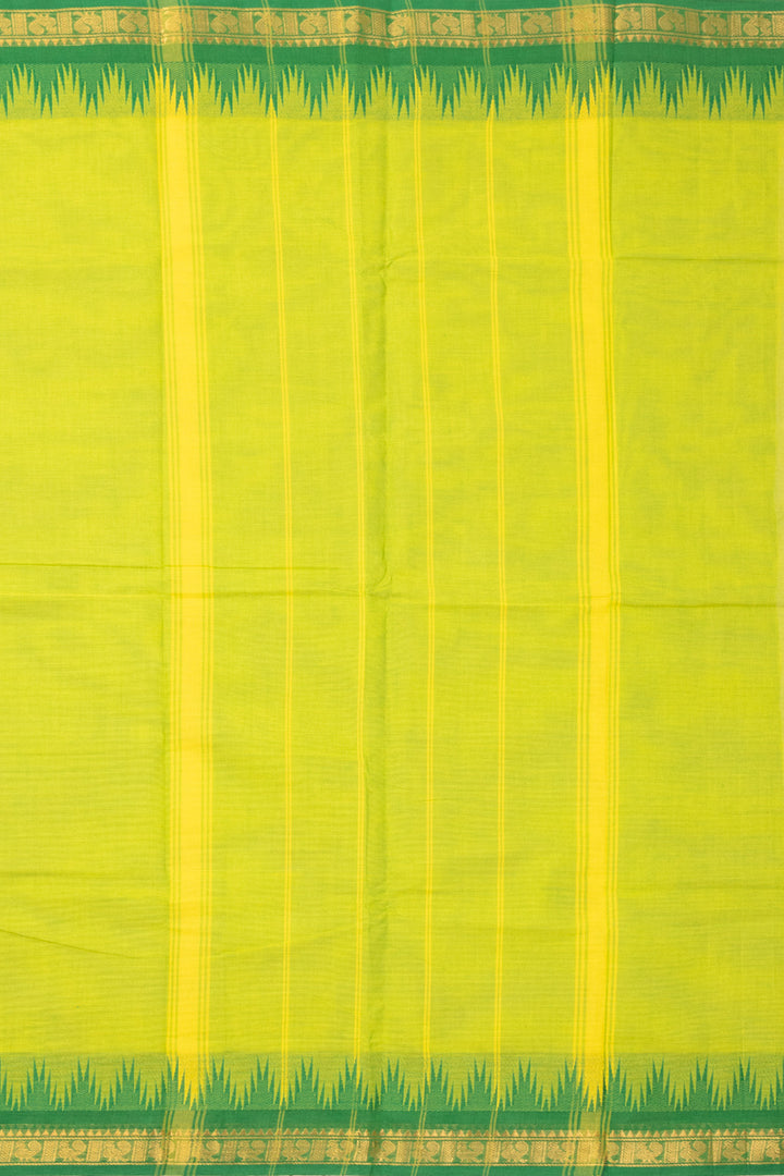 Green Handloom Chettinad Cotton Saree 10072710