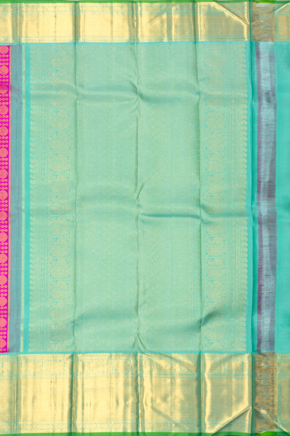 Pink Korvai Bridal Kanjivaram Silk Saree 10072763