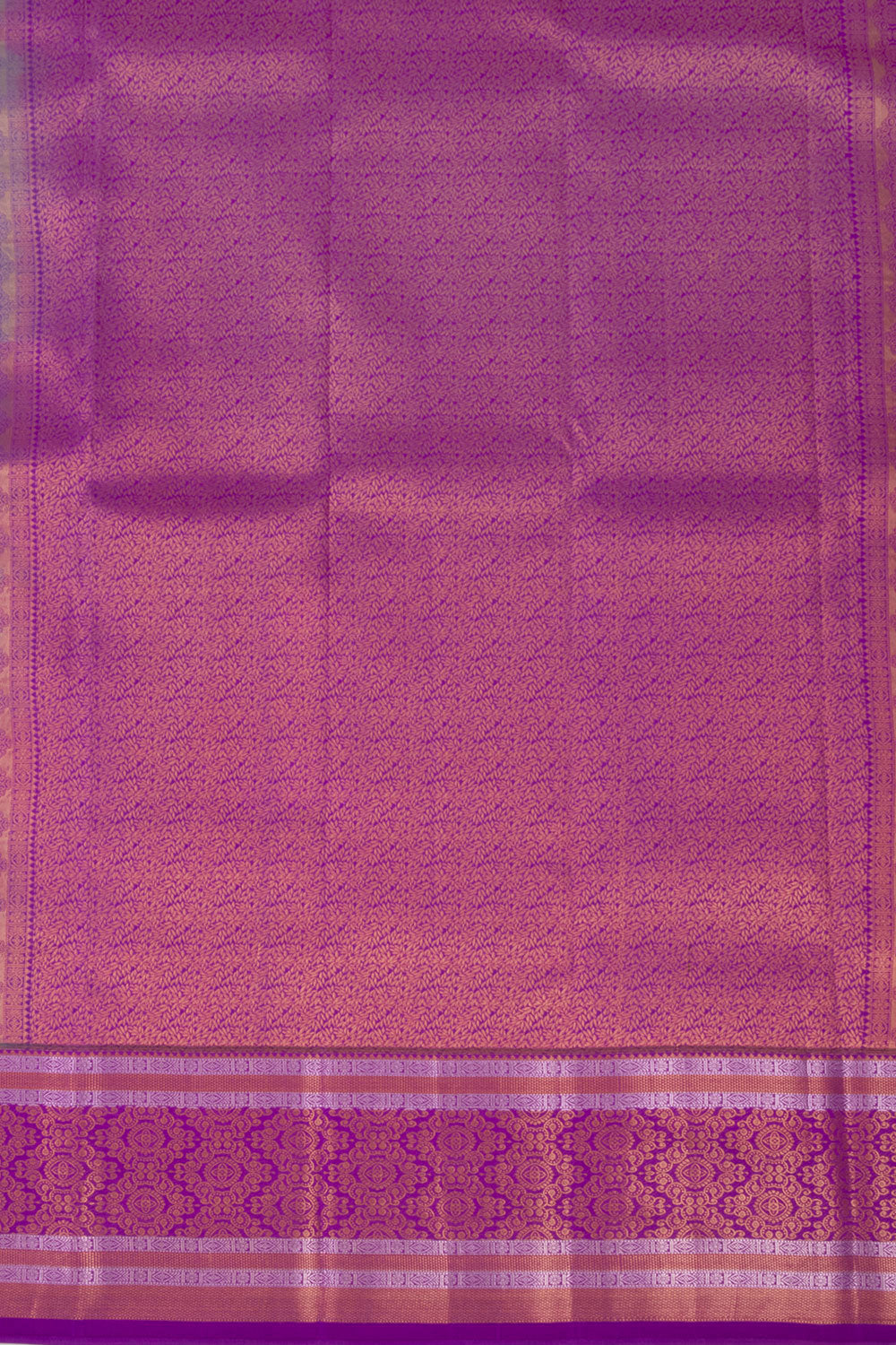 Blue Handloom Kanjivaram Silk Saree 10073837